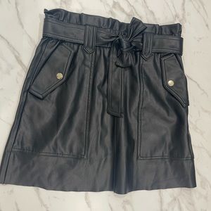 Zara leather skirt